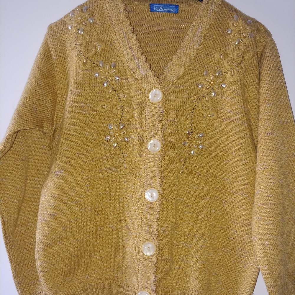 Creatively Designed Button Down V Neck Cardigans - image 2